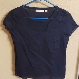 Navy dress top